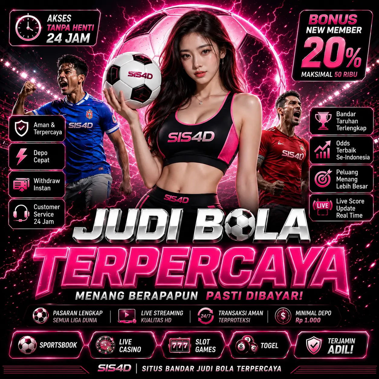SISI4D Situs Agen Judi Bola Sbobet88 Bandar Mix Parlay Resmi Sis4d Paling Gacor